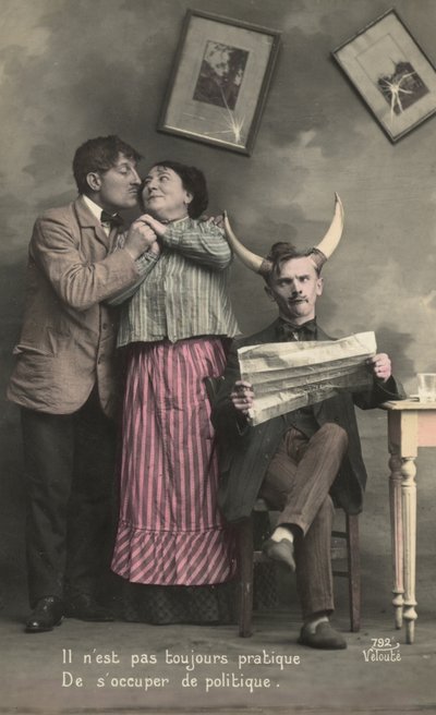 Man with bull